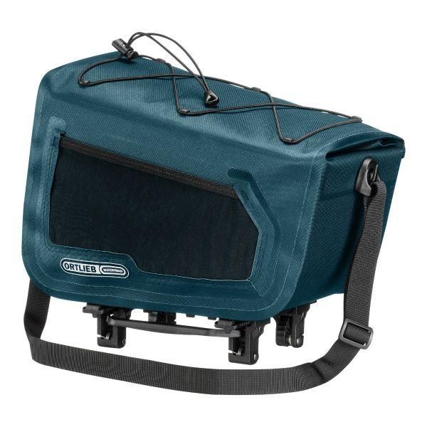 Ortlieb E-Trunk Bag Waterproof and spacious, the E-Trunk is like the trunk of your e-bike. And thanks to the Top-Lock