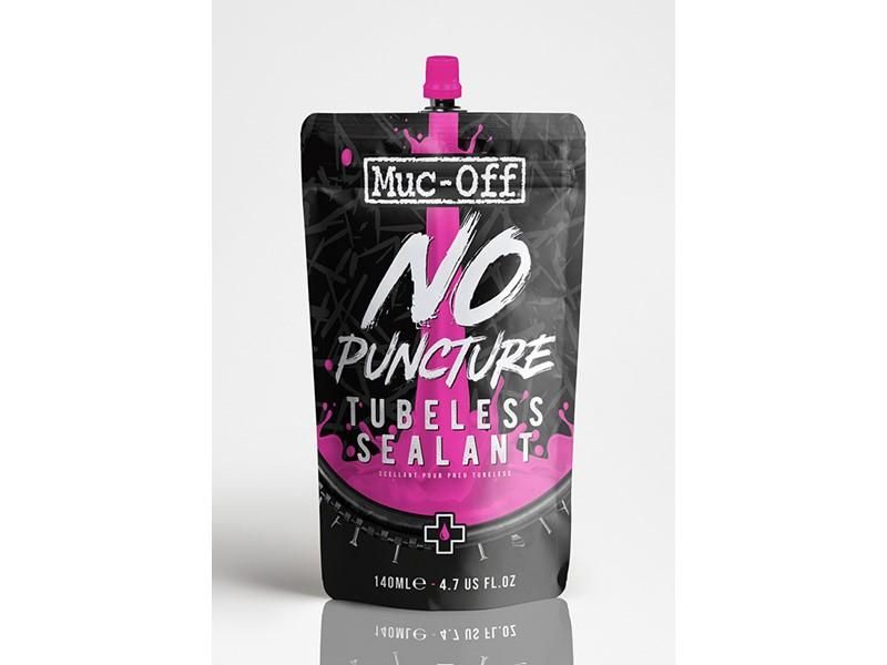 MUC-OFF No Puncture Hassle Tubeless Sealant Kit 140ml MUC-OFF No puncture hassle tubeless litku on aarimmilleen
